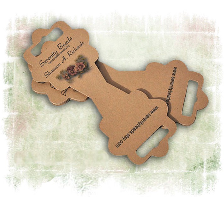 Custom Classic Fold Over Tags Custom Classic Fold Over Tags