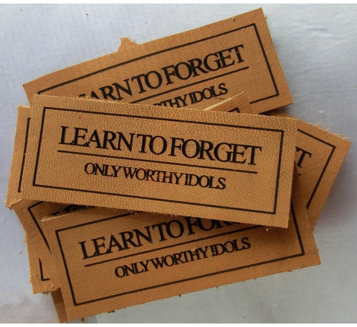 Die Cut Leather Hang Tags Die Cut Leather Hang Tags