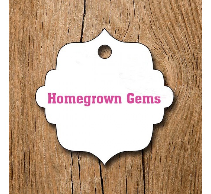 Die cut Retro tags Die cut Retro tags