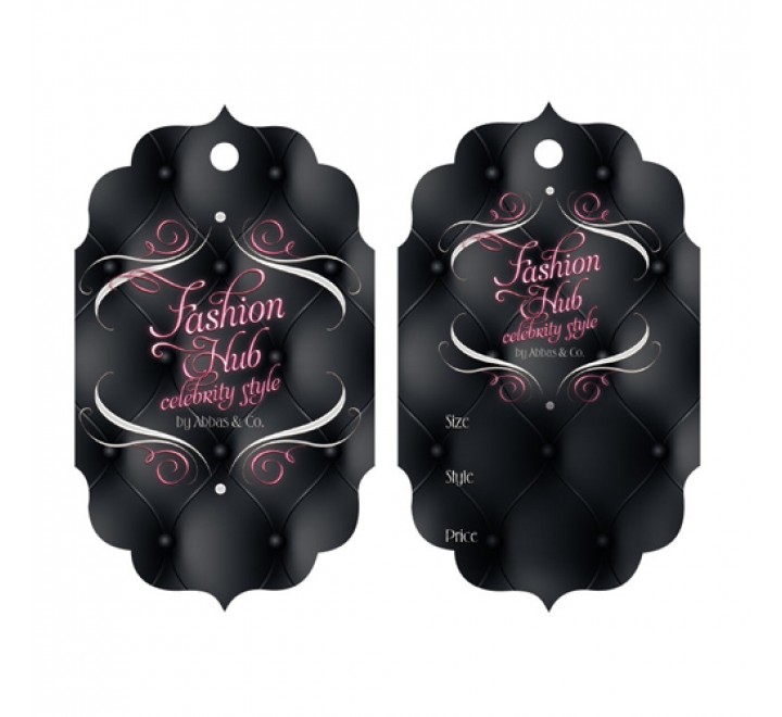 Die Cut Hair Serum Hang Tags Die Cut Hair Serum Hang Tags