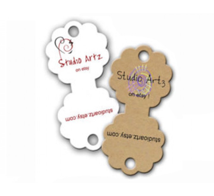 Round Fold Over Tags Round Fold Over Tags