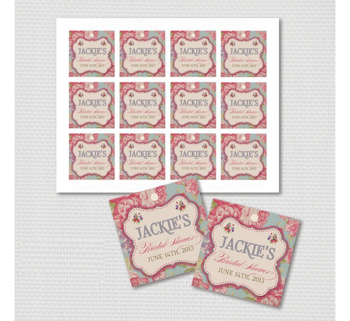 Square Retro Tags Square Retro Tags